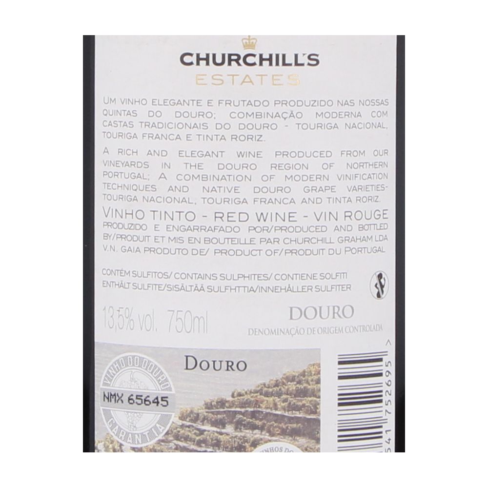  - Churchills Estates Red Wine 2015 75cl (2)