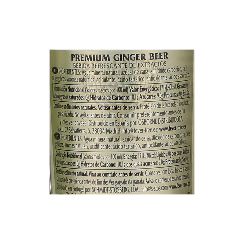  - Refrigerante Fever-Tree Ginger Beer 4 x 20cl (2)