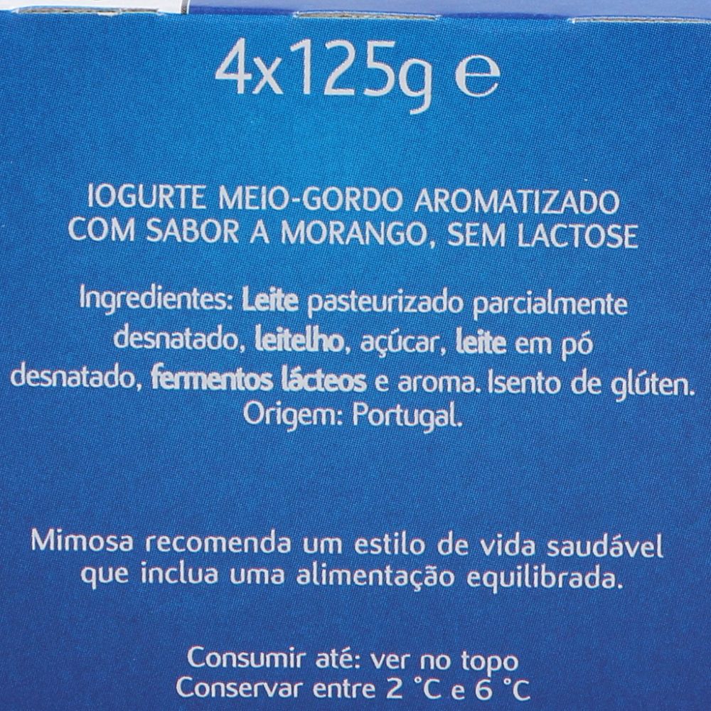  - Iogurte Mimosa Morango s/ Lactose 4 x 125g (3)