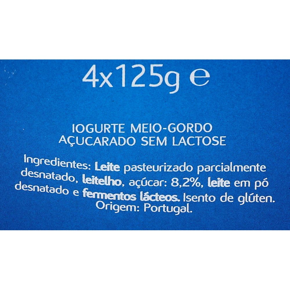  - Mimosa Lactose Free Natural Yoghurt w/ Sugar 4 x 125g (2)