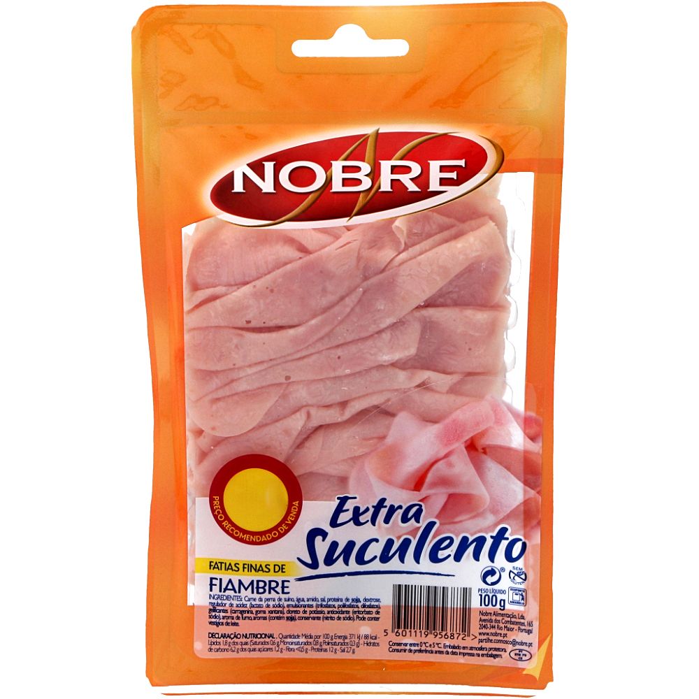  - Nobre Thinly Sliced Ham Economic Pack 100g (2)