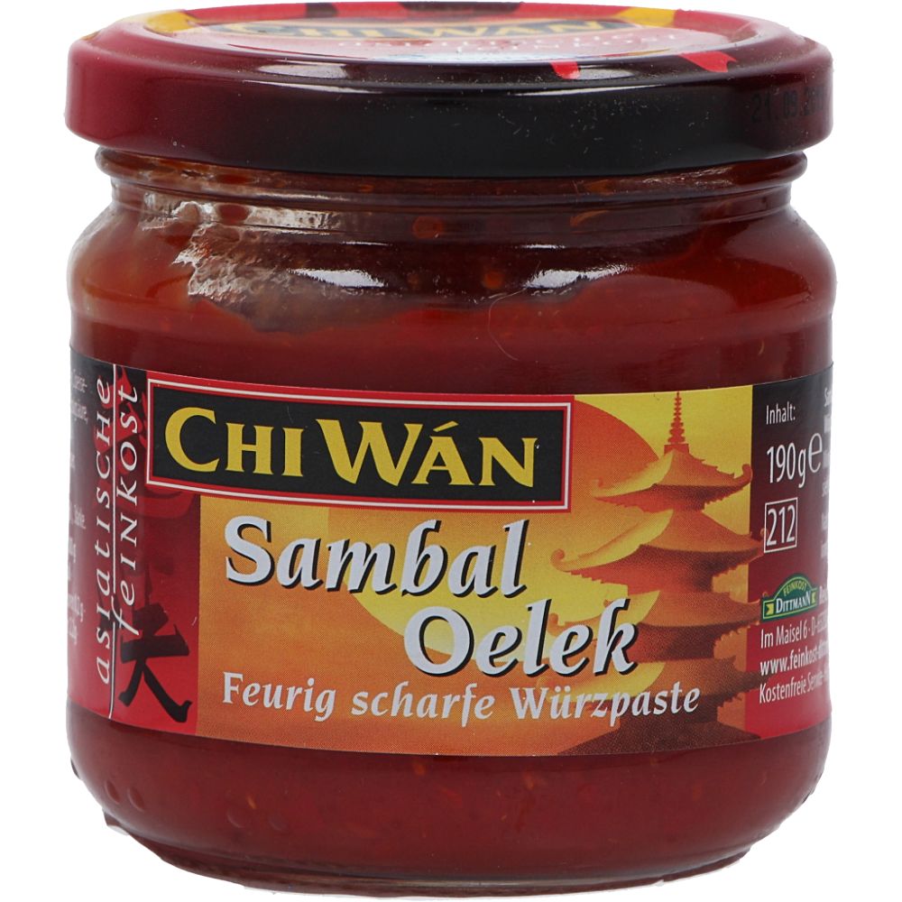  - Chi Wan Sambal Oelek Spicy Sauce 190g (1)