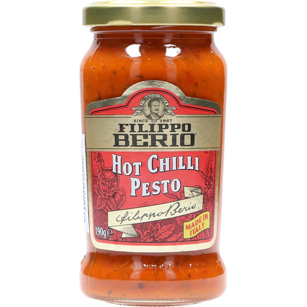  - Filippo Berio Hot Chilli Pesto 190g (1)