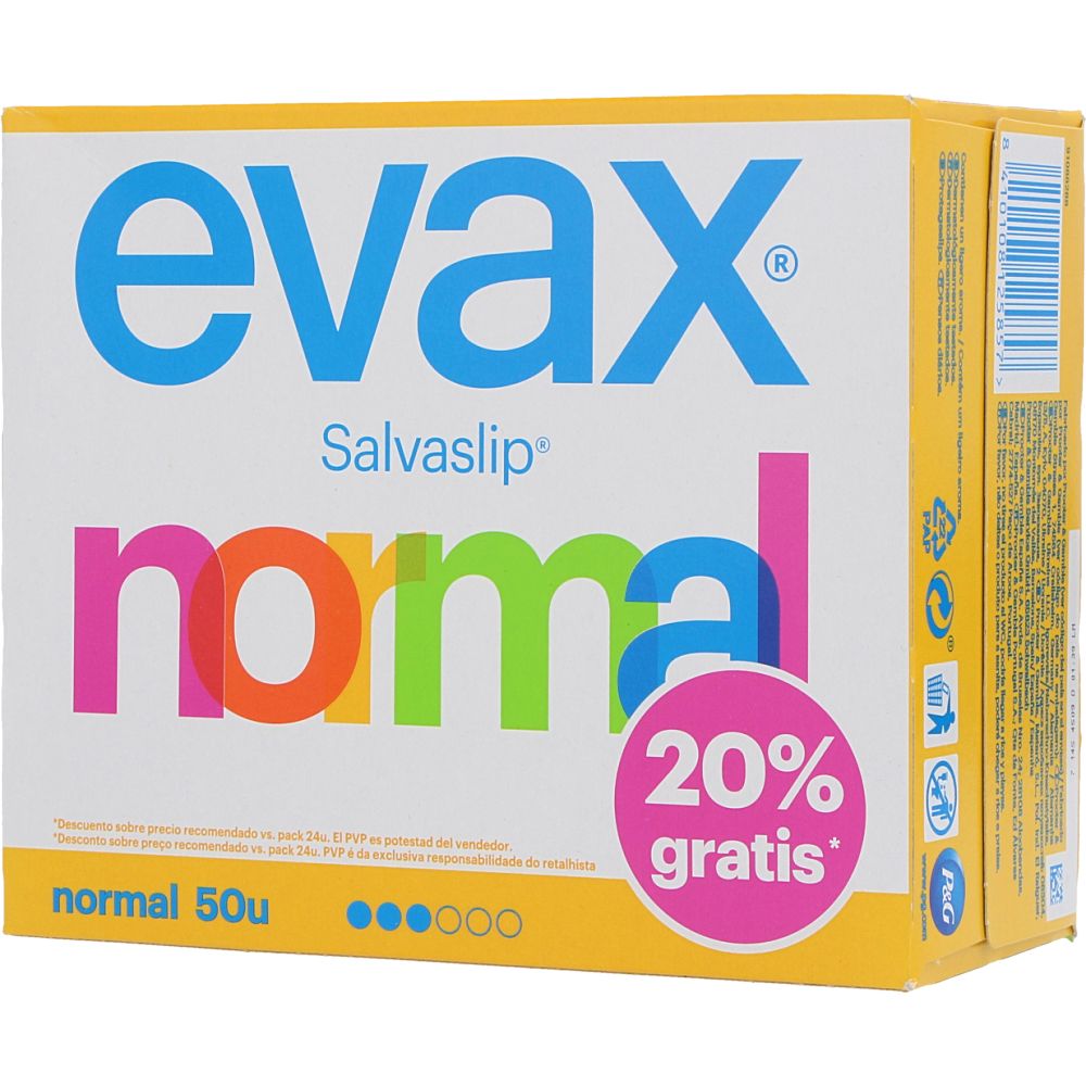  - Evax Sanitary Pads Salvaslip Normal 50 pc (1)