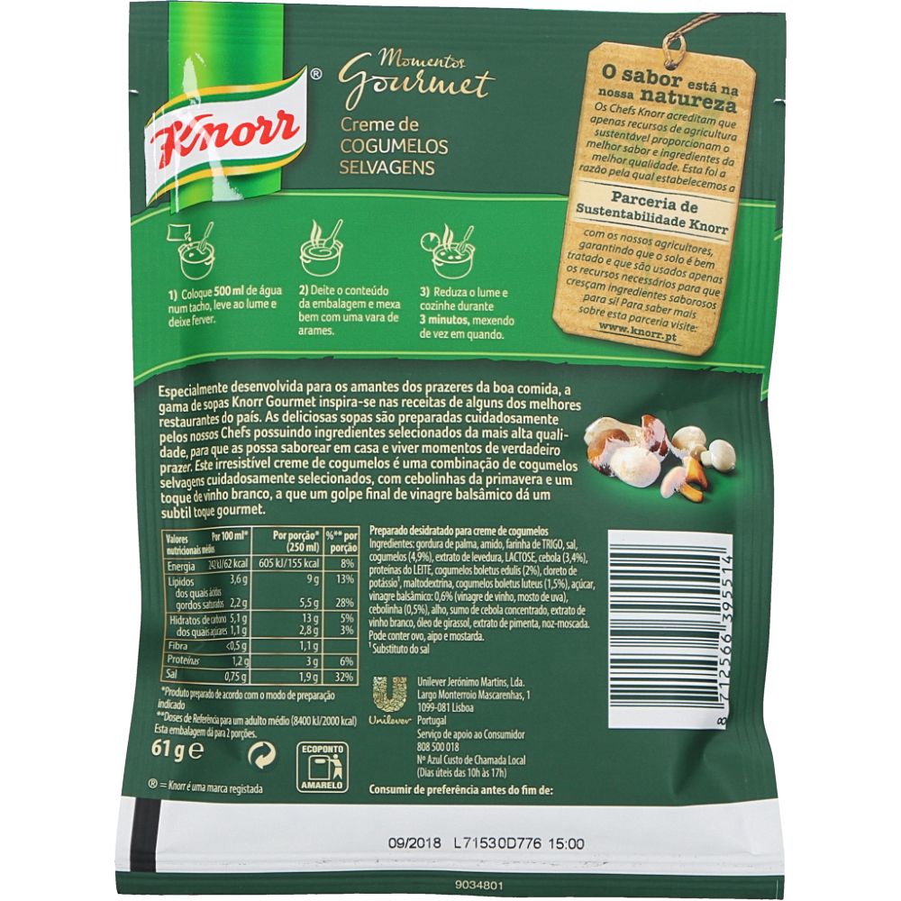  - Preparado Knorr Sopa Gourmet Cogumelos 61 g (2)