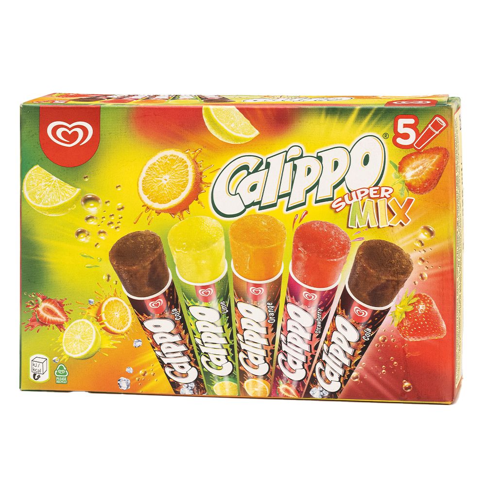  - Calippo Supermix Ice Lollies 5 pc = 525 ml