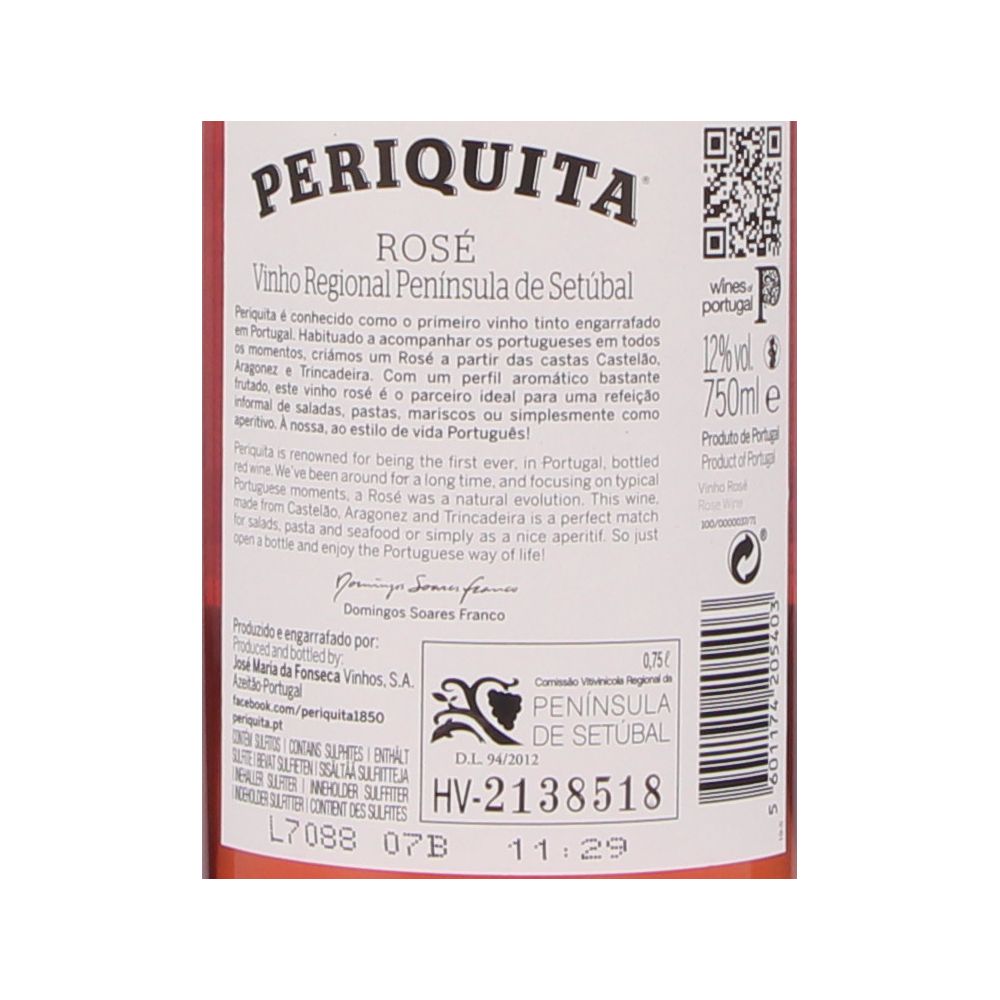  - Vinho Periquita Rosé 75cl (2)
