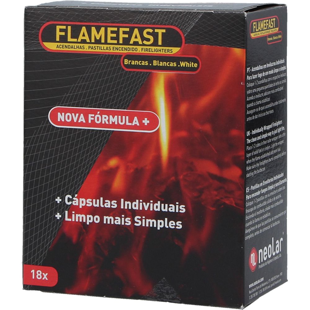 - Flamefast Individually Wrapped Firelighters 18 pc (1)