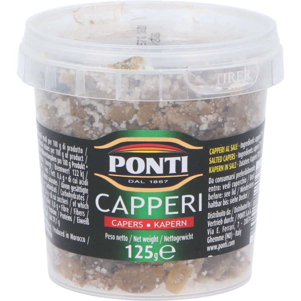  - Ponti Capers w/ Salt 155g (1)