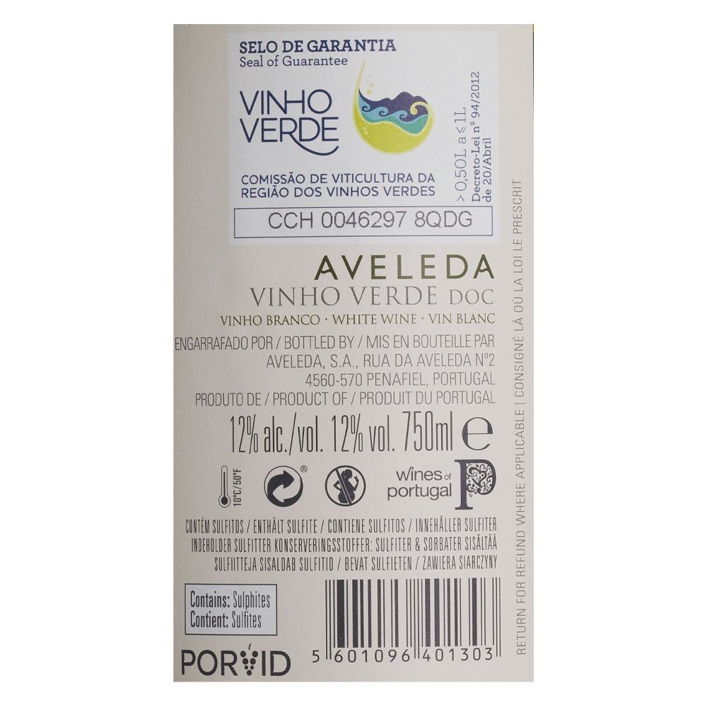  - Aveleda Alvarinho Vinho Verde Wine 75cl (3)
