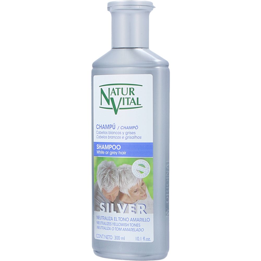  - Natur Vital Silver Coloursafe Shampoo 300ml (1)