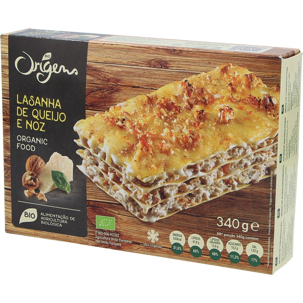  - Origens Organic Cheese / Walnut Lasagne 340g (1)