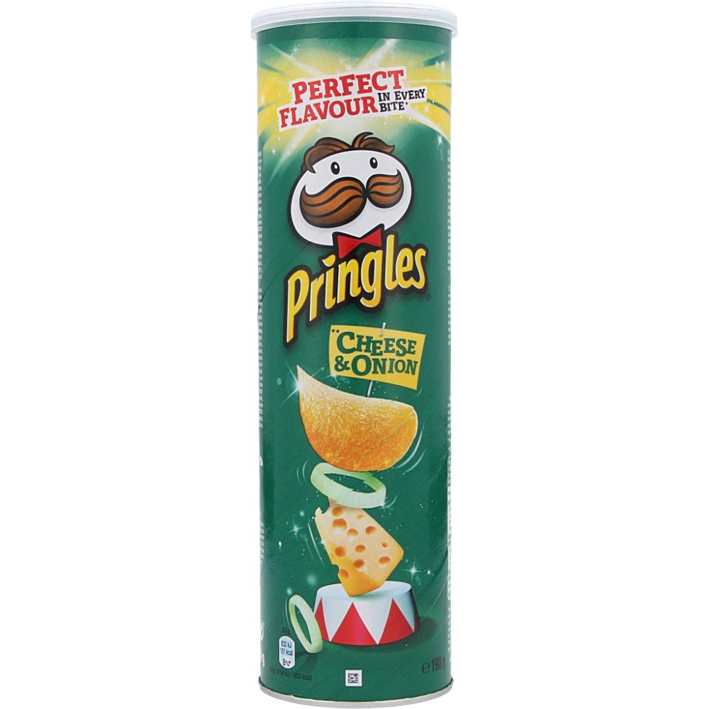  - Pringles Cheese & Onion Potato Crisps 200g (1)