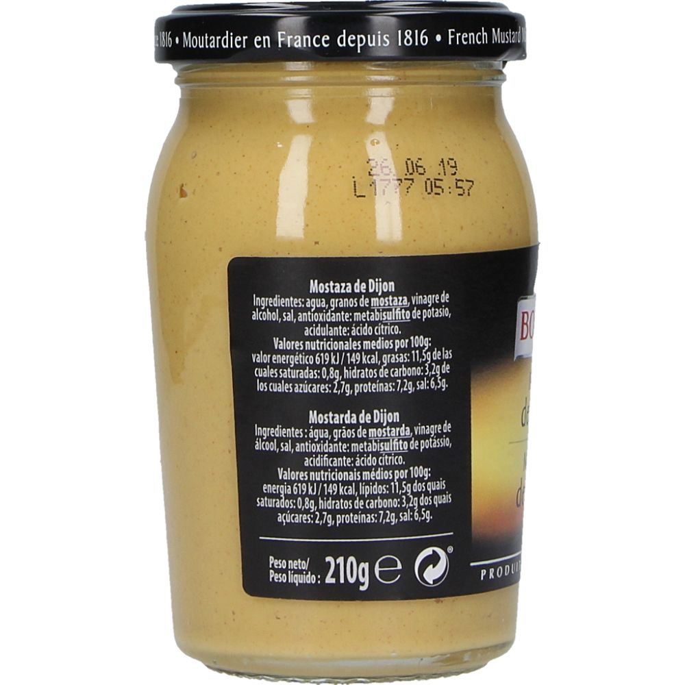  - Bornier Strong Dijon Mustard 210g (2)