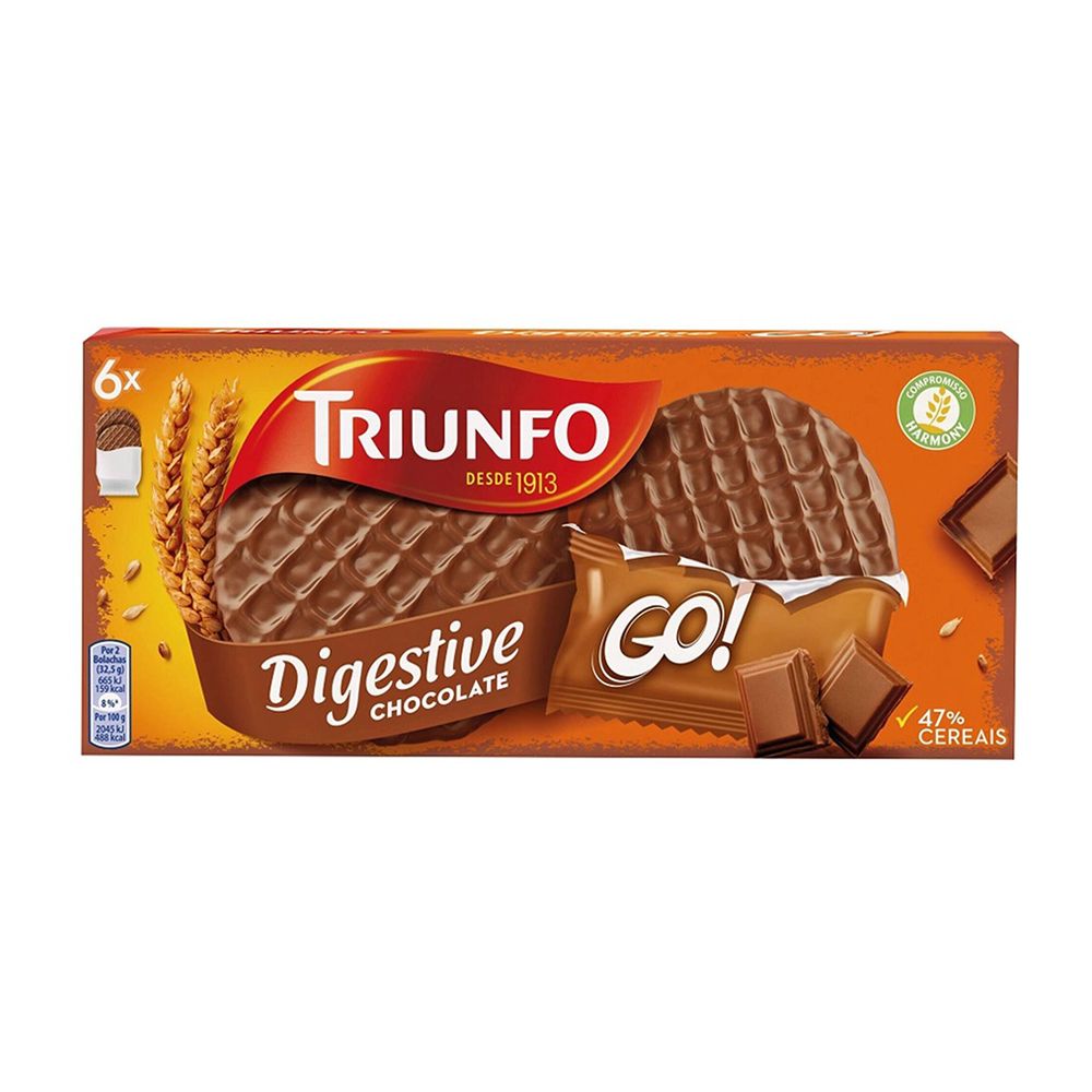 - Bolachas Digestive Chocolate Triunfo 195g (1)