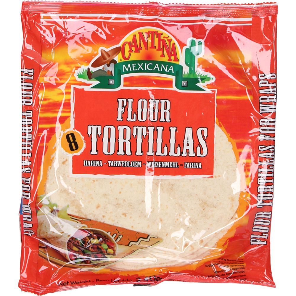  - Cantina Mexicana Wheat Tortillas 8 pc = 340g (1)