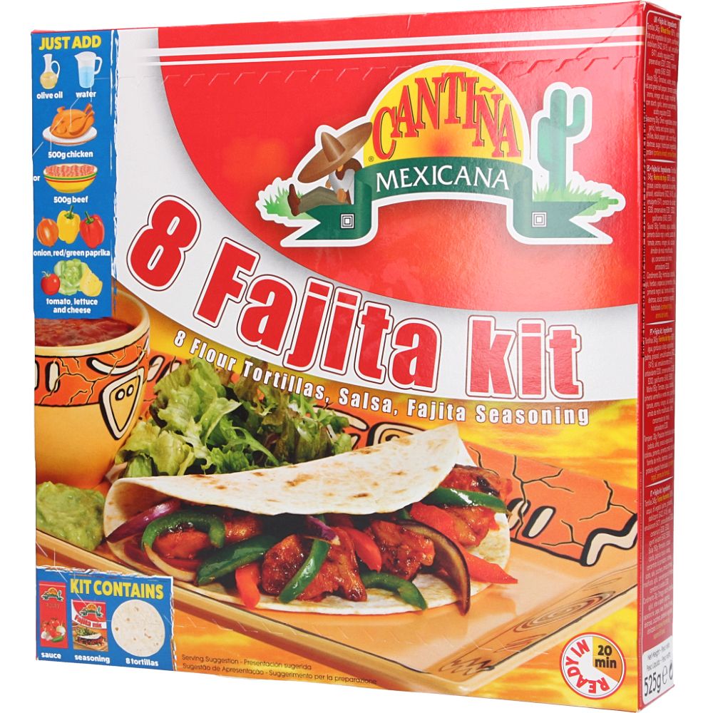  - Cantina Mexicana 8 Fajita Kit 500g (1)