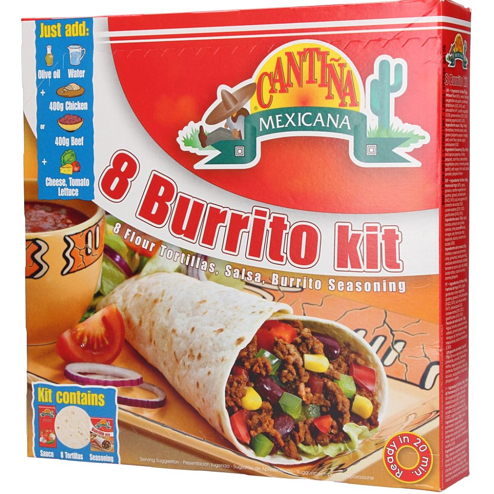  - Kit Burritos Cantina Mexicana 8 un = 525 g (1)