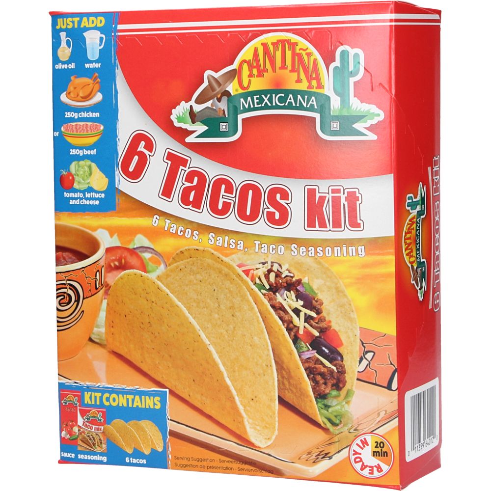  - Cantina Mexicana 6 Tacos Kit 195g (1)
