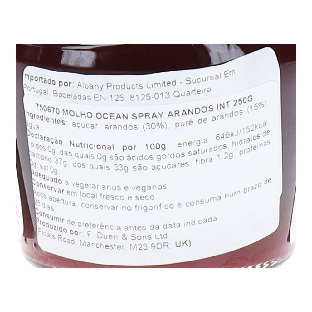  - Molho Ocean Spray Arandos Inteiros 250g (2)