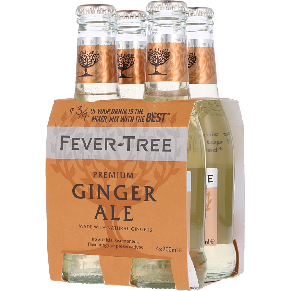  - Refrigerante Fever-Tree Ginger Ale 4 x 20cl (1)