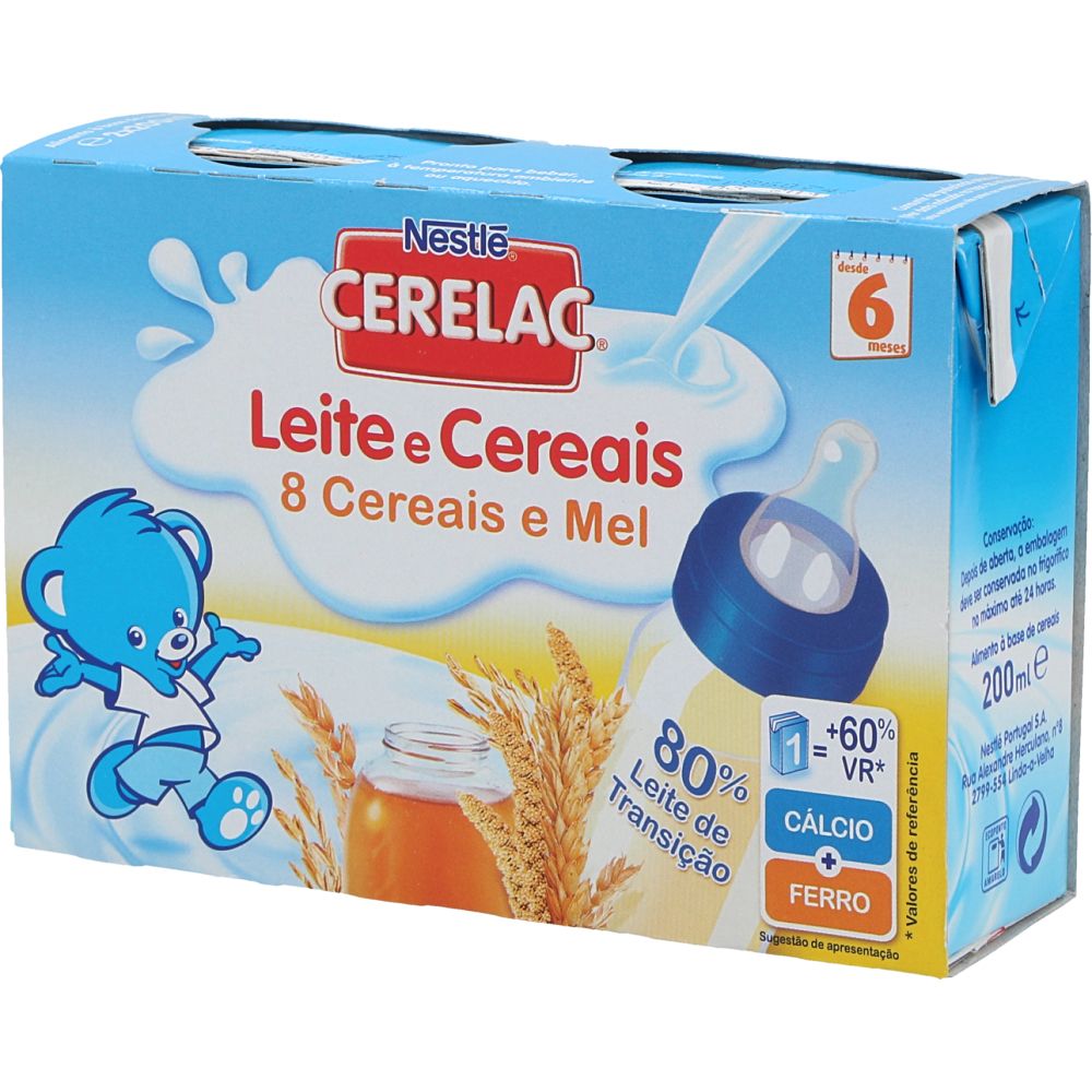  - Cerelac 8 Cereais & Mel Farinha Láctea 2x200ml (1)