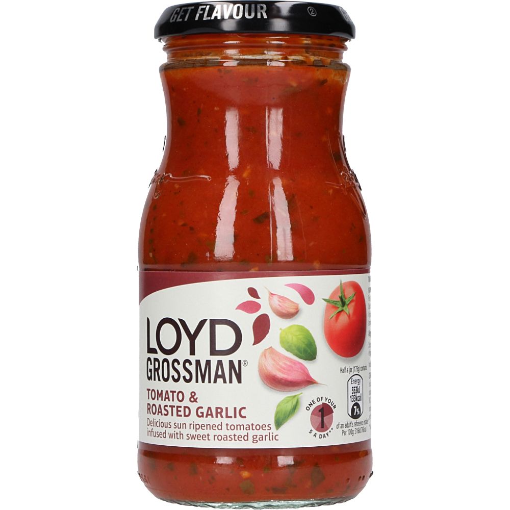  - Molho Tomate & Alho Assado Loyd Grossman 350g (1)