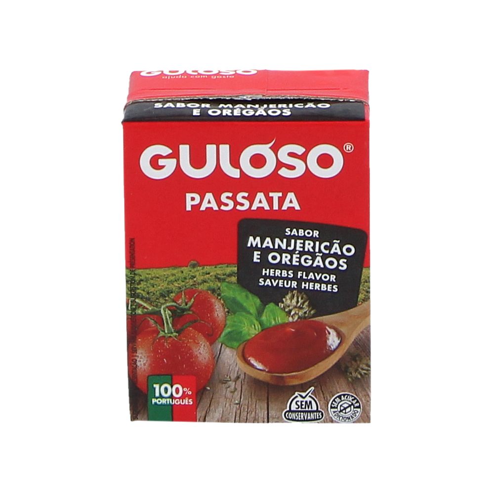  - Passata de Tomate com Manjericão & Oregãos Guloso 210g (1)