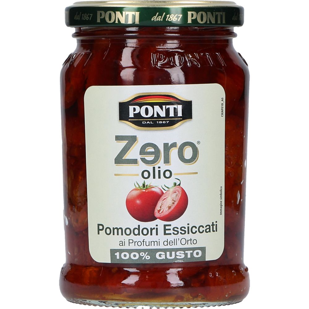  - Ponti Zero Olio Sundried Tomatoes 160g (1)