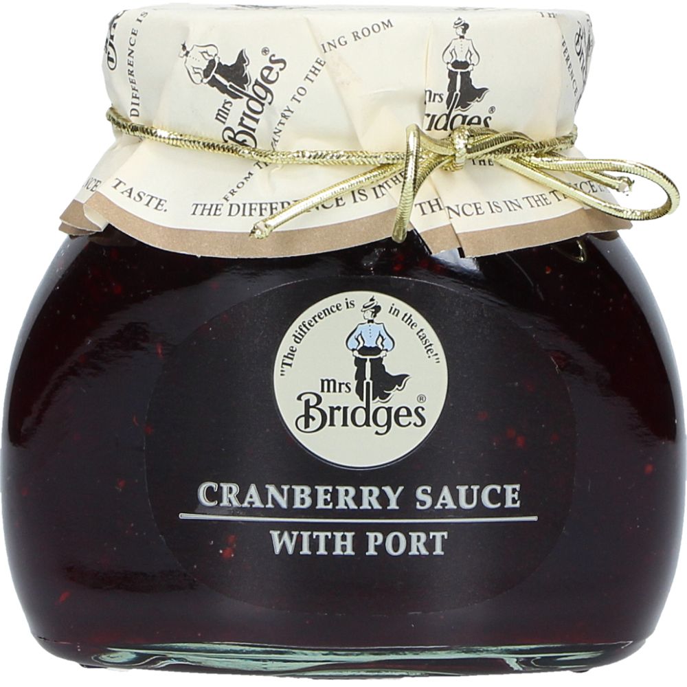  - Mrs Bridges Cranberry Sauce with Port 250g (1)