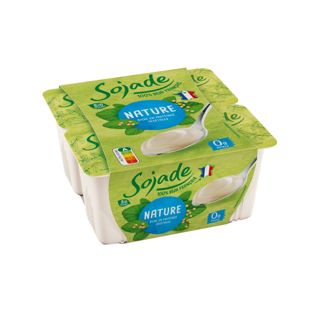  - Sojade Oganic Natural Bifudus Soy Yoghurt 4x100g (1)
