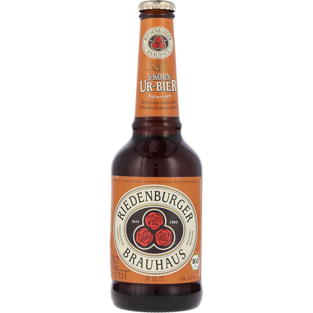  - Riedenburger 5-Korn Ur-Bier Organic Beer 33cl (1)