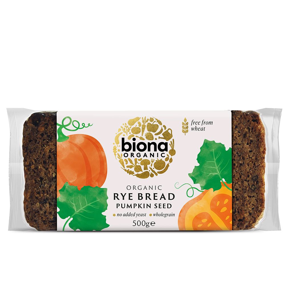  - Biona Organic Rye Pumpkin Seed Bread 500g (1)