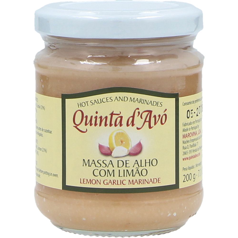  - Quinta d`Avó Garlic w/ Lemon Paste 200g (1)