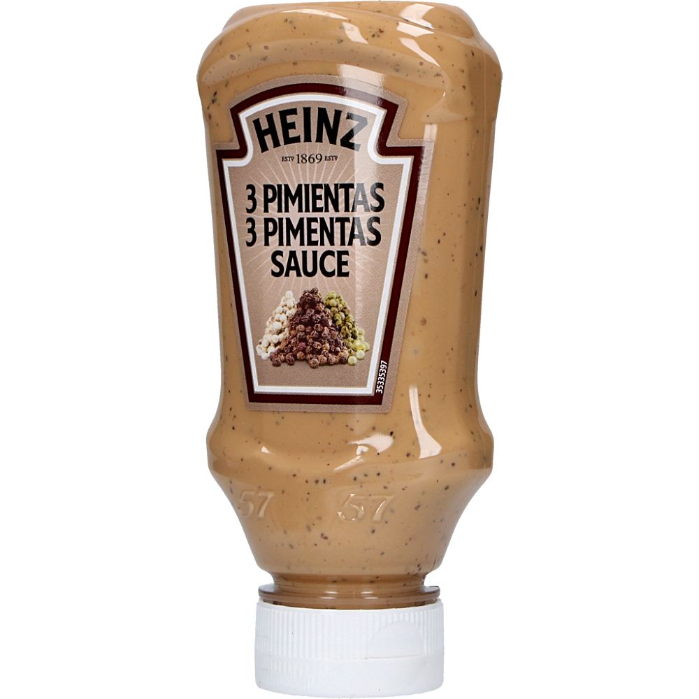  - Heinz 3 Pepper Top Down Sauce 220ml (1)