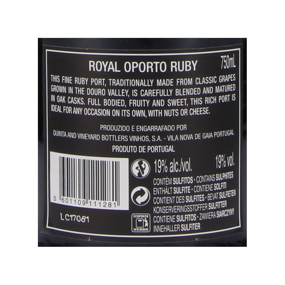  - Royal Oporto Ruby Port Wine 75cl (2)