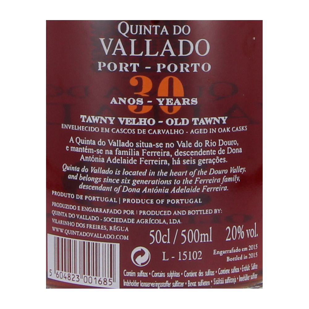  - Porto Quinta Do Vallado Tawny 30 Anos 50cl (2)