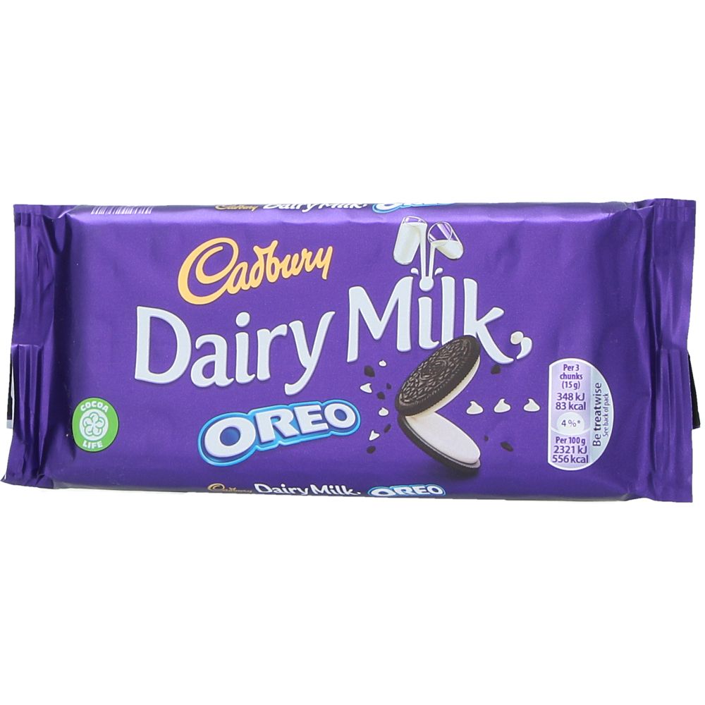  - Cadbury Dairy Milk Oreo Chocolate 120g (1)