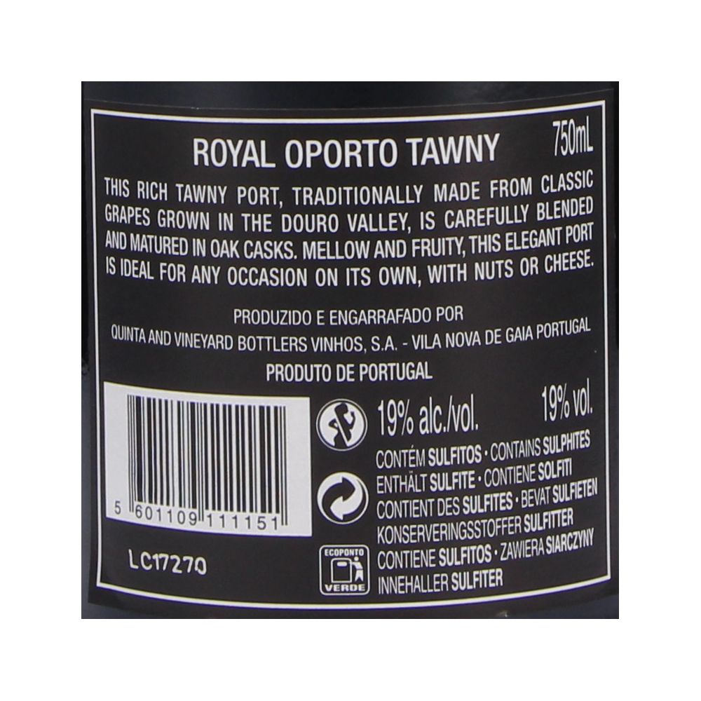  - Royal Oporto Tawny Port Wine 75cl (2)