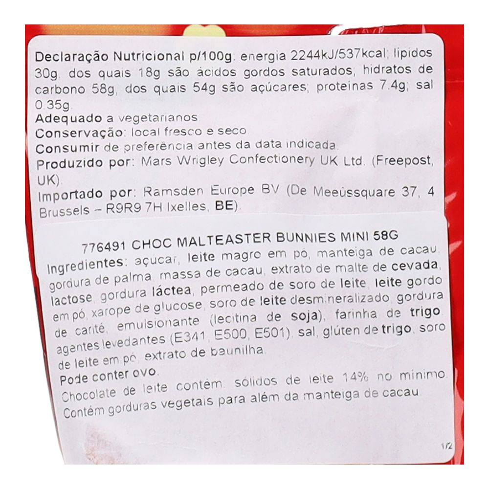  - Chocolate Maltesers Malteaster Bunnies Mini 58g (2)