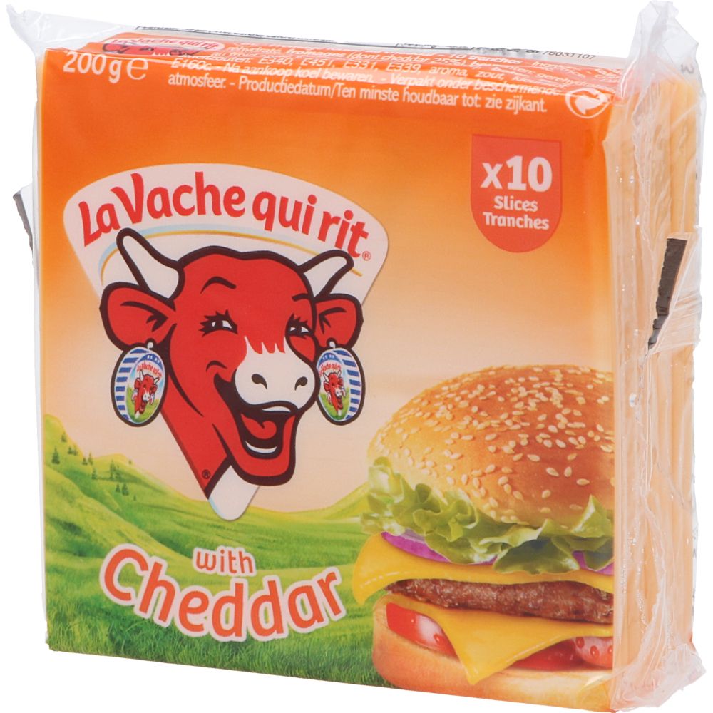  - La Vache qui Rit Processed Cheese Slices w/ Cheddar 200g (1)