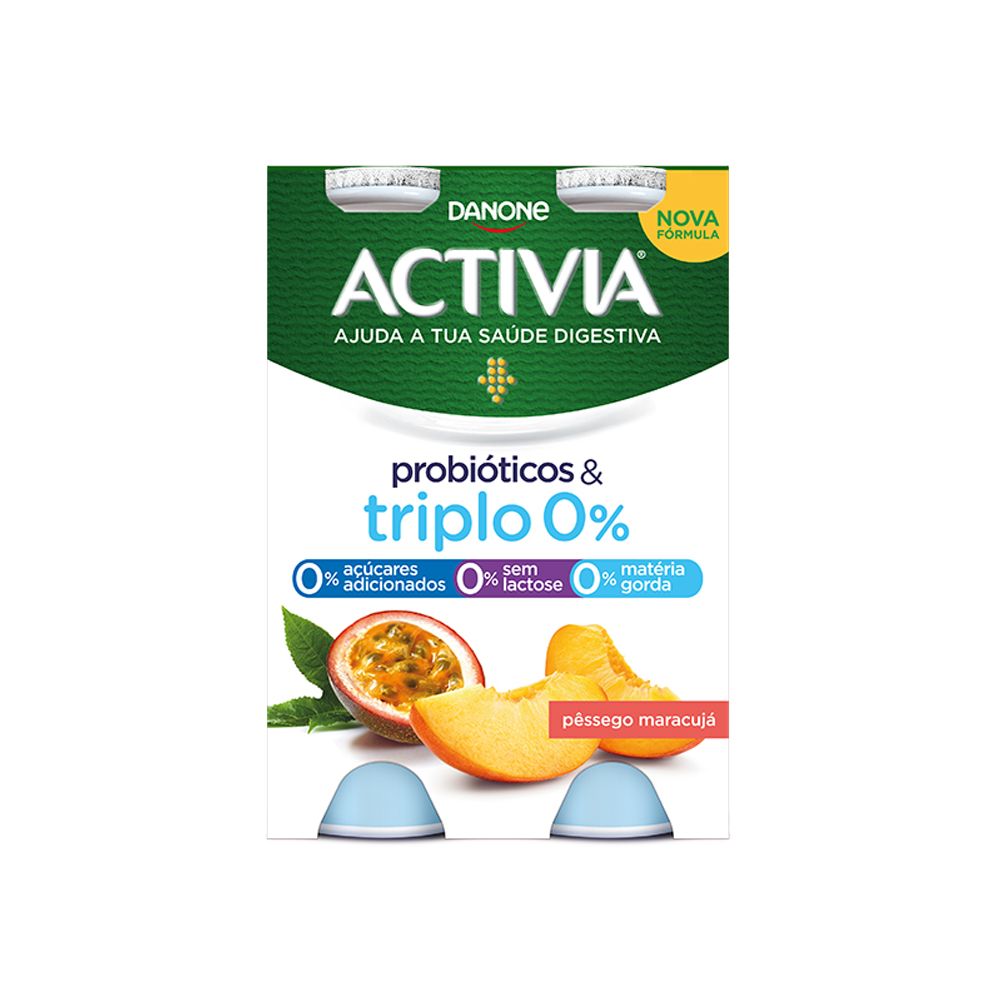  - Activial 0% Peach & Passion Fruit Yogurt Drink 6 x 155g (1)