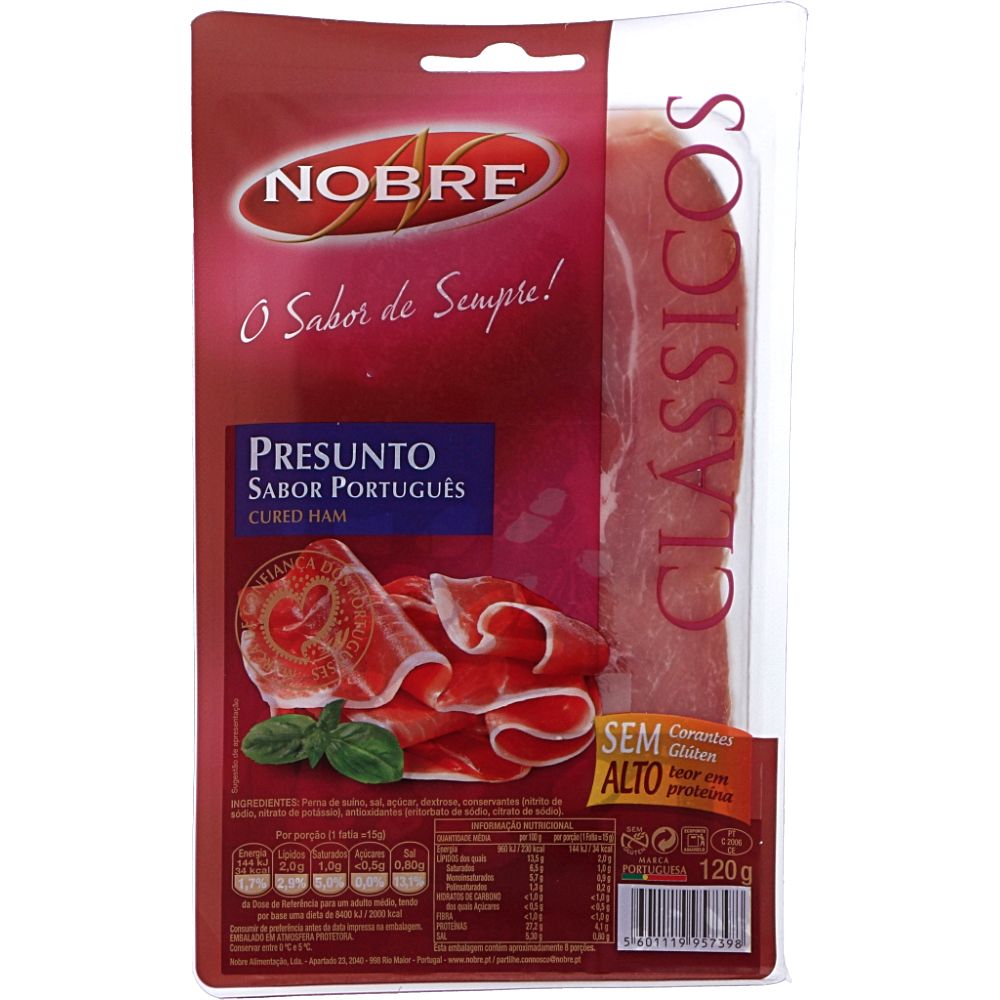  - Nobre Portuguese Flavour Cured Ham Slices 120g (2)