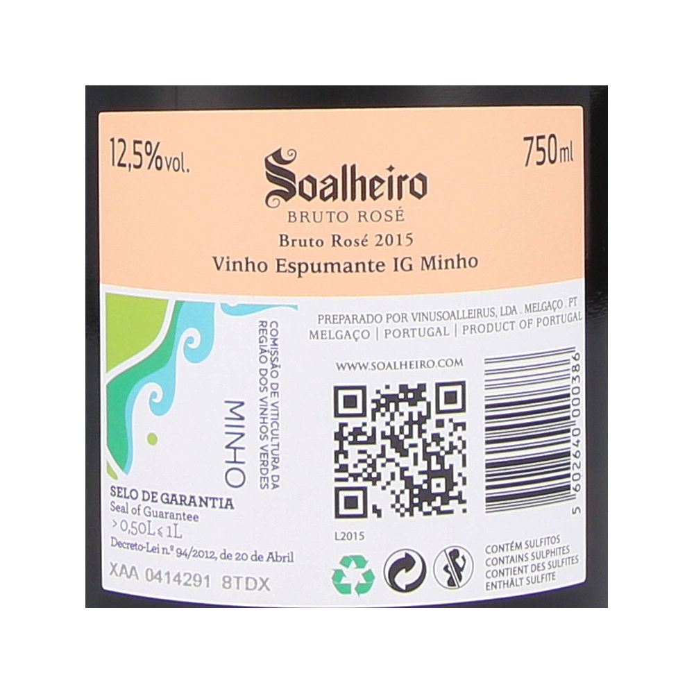  - Soalheiro Brut Rosé Sparkling Wine `14 75cl (2)