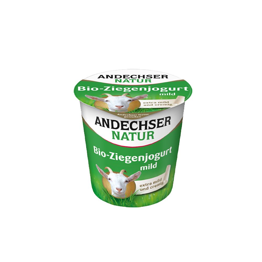  - Andechser Organic Natural Goat Milk Yoghurt 125g (1)