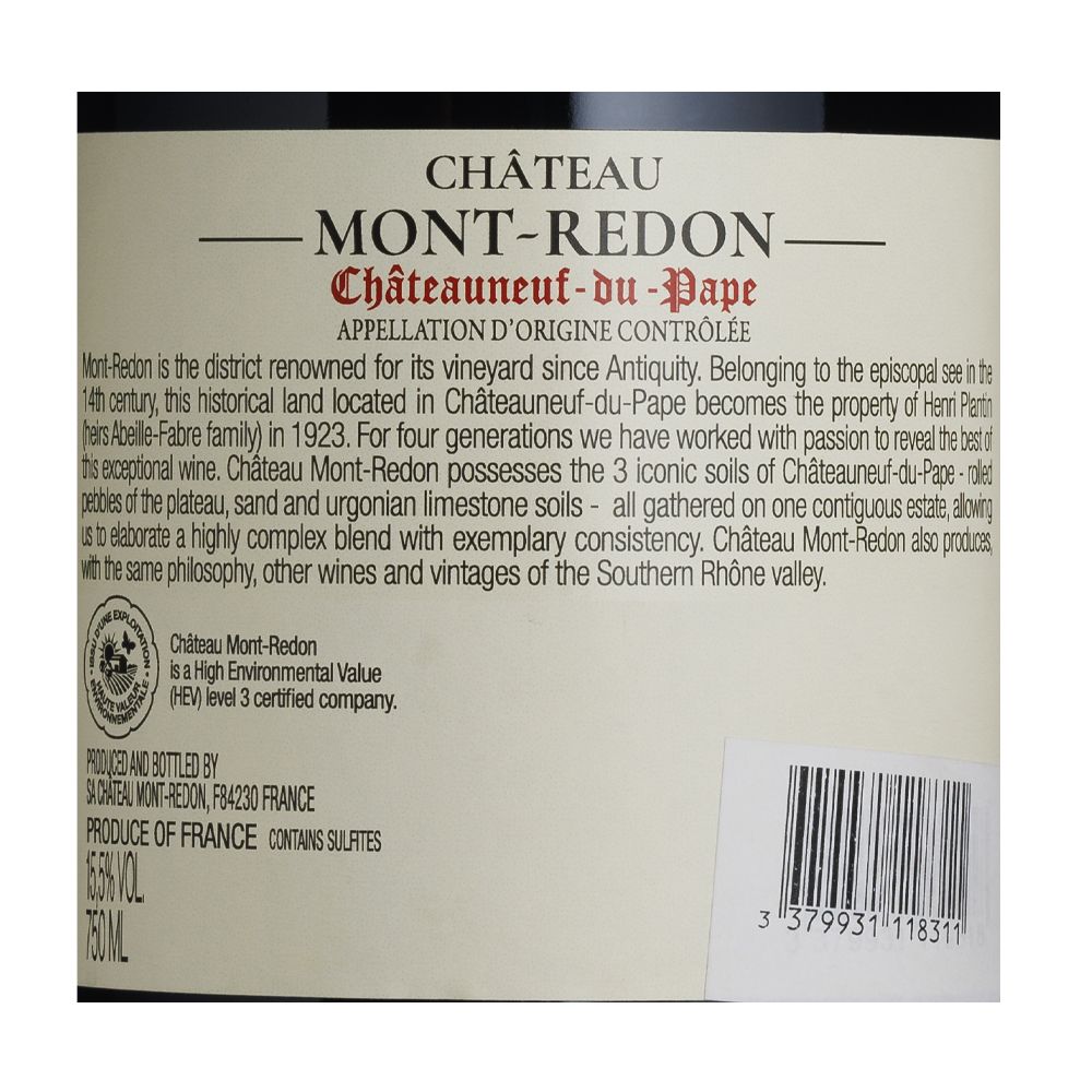  - Vinho Tinto Château Mont-Redon Châteauneuf-du-Pape 75cl (2)