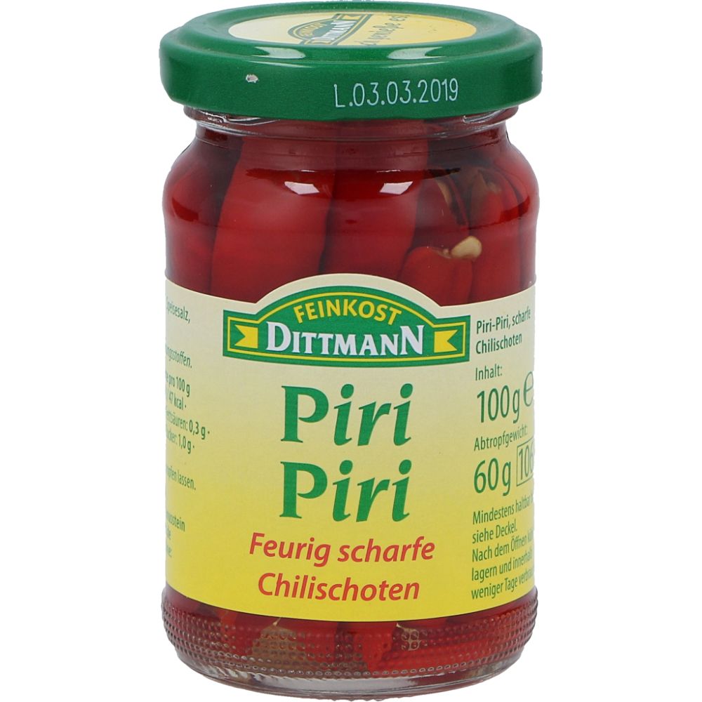  - Dittmann Gourmet Piri Piri Chillies 100g (1)