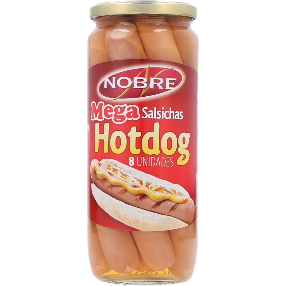  - Nobre Mega Hot Dog Sausages Jar 700 g (1)