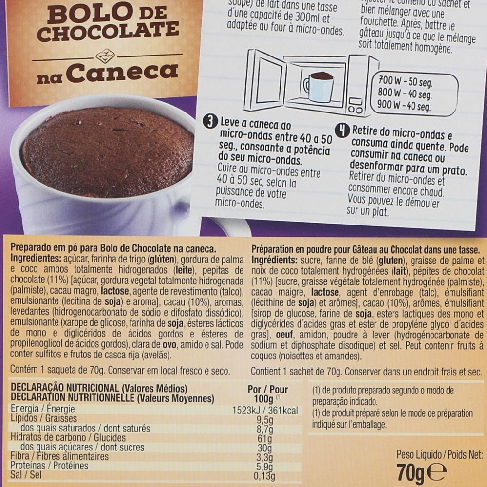  - Condi Chocolate Mug Cake Mix 70g (2)