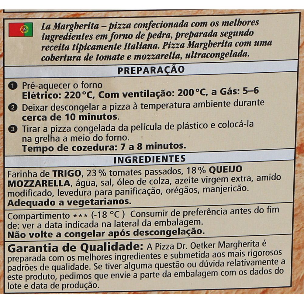  - Pizza Dr. Oetker Clássica Marguerita 265g (2)